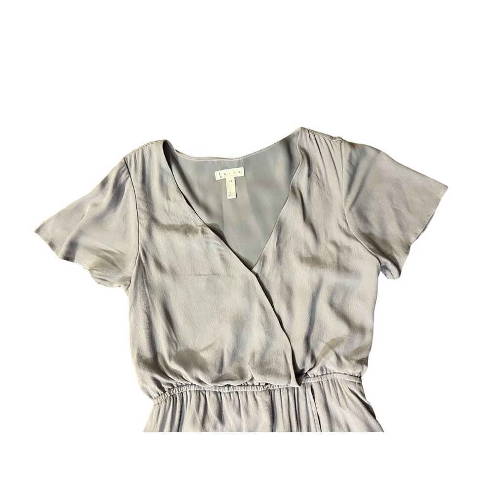 Leith Dress Womens XS Light Purple Hi Low Surplice Lined Used No Belt - Picture 10 of 10